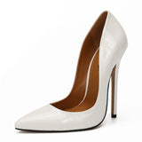 Basic Pumps Office Lady Thin Heels Pointed Toe - Alt Style Clothing