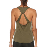 Sports Top Sleeveless Vest Round Neck Tank Top