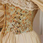 Vintage Sleeveless Lace Up Hollow Out Slim Irregular Corset