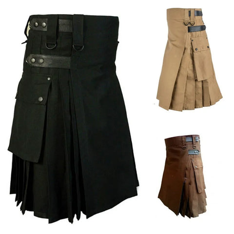 Vintage Gothic Punk Scotland Kilt – Unique & Edgy Style Statement