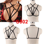 Unleash Your Dark and Edgy Side with Our Harness Bra Chest Bondage Lingerie Cage Bra