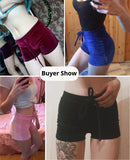 Casual Shorts Bodycon Workout Flannel Shorts - Alt Style Clothing