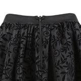 Gothic Floral Lace Ruffled Skirt Asymmetrical Skirt - Alt Style Clothing