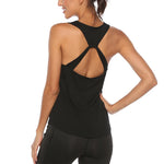 Sports Top Sleeveless Vest Round Neck Tank Top