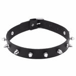 Spike Choker Punk Collar Necklace Gothic - Alt Style Clothing