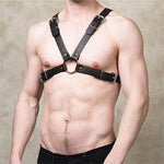 Leather Harness Men Adjustable Chest Belt Strap - Alt Style Clothing