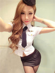Sex Stewardess Uniform Role Play Oufit - Alt Style Clothing