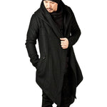Gothic Male Hooded Irregular Hoodie - Alt Style Clothing