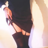 Top Thigh Highs Garter Belt For Stockings - Alt Style Clothing