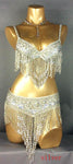 Beaded Belly Dance Costume Set Sexy Carnival - Alt Style Clothing