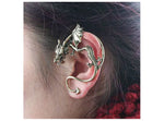 Vintage Dragon Ear Cuff – Gothic Punk Rock Style