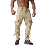 Vintage Men's Joggers Punk Rock Cargo Pants - Alt Style Clothing