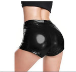 Faux Patent Leather Shorts