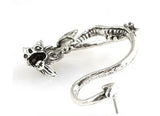 Vintage Dragon Ear Cuff – Gothic Punk Rock Style