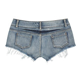 Jeans Denim Shorts Super Mini Booty Short Hot Pants - Alt Style Clothing