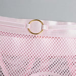 Four-Piece Set Transparent Bra Kit Push Up See Through Lace Langerie