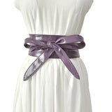 Lace-Up Bowknot Wide Waist Belt – Stylish Accent for Any Outfit