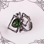 Creative Black Spider Retro Animal Ring – Punk Style