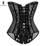 Breathable Shapwear Transparent Mesh Hollow Out Corset - Alt Style Clothing