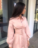 Colysmo Long Sleeve Dress For The Office Lady