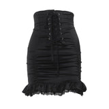 Bodycon Gothic High Waist Pencil Bandage Skirt - Alt Style Clothing
