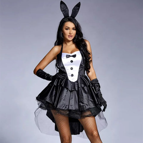 Black Easter Bunny Girl Costume