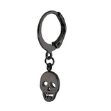 Stainless Steel Skull Drop Earrings