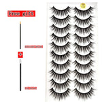 10 Pairs 3D Faux Mink Eyelashes - Natural Thick Long Dramatic Fake Lashes