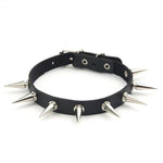Spike Choker Punk Collar Necklace Gothic - Alt Style Clothing