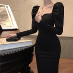 Elegant Mermaid Long Dress One Piece Vintage Gothic Evening Party Dress - Alt Style Clothing