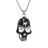 Punk Personality Gothic Big Ghost Skull Pendant Necklace Street Rock Party Jewelry - Alt Style Clothing