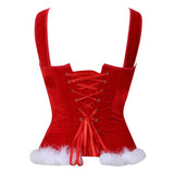 Sexy Santa Strap Corset - Alt Style Clothing