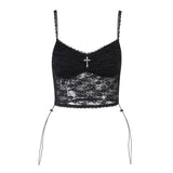 Gothic Dance Street Crop Top - Alt Style Clothing