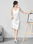 Loose Satin Sexy Slip Dress Elegant Casual Party