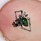 Creative Black Spider Retro Animal Ring – Punk Style