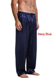 Classic Satin Pajamas Sleepwear Pants Sleep Bottoms - Alt Style Clothing