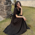 Vintage Gothic Elegant Party Dress - Alt Style Clothing