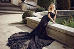 Gothic Lace Mermaid Long Vintage Evening Gown - Alt Style Clothing