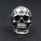 Vintage Zinc Alloy Rock Roll Gothic Skull Ring - Alt Style Clothing