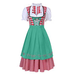 Traditional Bavarian Octoberfest German Beer Wench Cosplay Costume - Alt Style Clothing