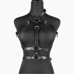 Harness Body Top Goth Leather