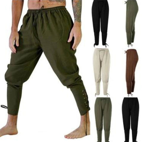 Men's Pirate Pants for Viking, Cosplay, Renaissance, Medieval or Gothic Costume