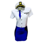 Elegant Stewardess Costume - Flight Attendant Uniform