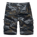 Multi-Pocket Camouflage Casual Cargo Shorts