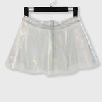 Transparent Pleated High Waist Mini Skirt - Bold and Daring