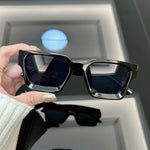 Oversized Square Retro Sunglasses - Luxury Polycarbonate Shades