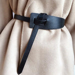 Leather Belt Metal Buckle Waist Strap - Alt Style Clothing