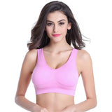 Padded Yoga Sports Bra - Quick-Dry, Wire-Free Crop Top