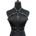 Gothic Synthetic Leather Straps Belt Chest Harness Cage