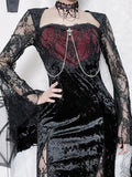 Goth Dark Elegant Mall Gothic Evening Dress - Alt Style Clothing